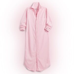Frank & Eileen Pink Rory Maxi Shirt Dress